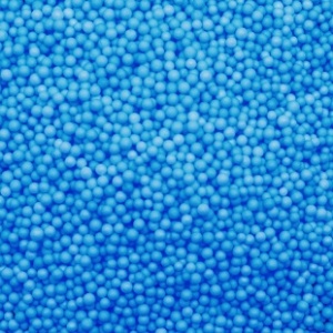 Шарики пенопласт, Голубой, 2-4 мм, 500 мл.