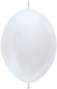S Линколун Перламутр 6 Белый / White / 100 шт. 