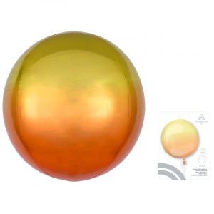 A 16 Сфера 3D Омбре Жёлтый и Оранжевый в упаковке / Ombré Orbz Yellow & Orange G20 / 1 шт / (США)