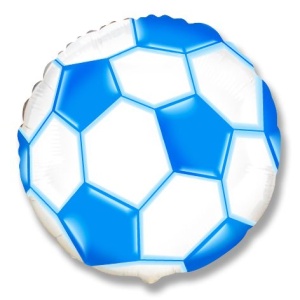 И 18 Круг Футбольный мяч (Синий) / Soccer Ball / 1 шт / (Испания)
