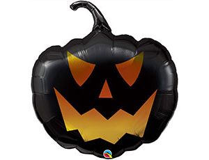 ФИГУРА 6 Тыква Джека черная 35"/89 СМ
