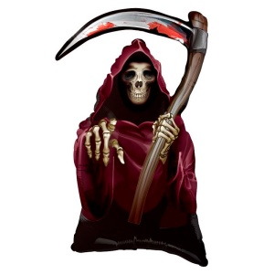 К 30 Смерть с косой, фигура / Grim Reaper / 1 шт /, Фольгированный шар