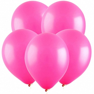 Т Пастель 18 Фуксия / Fuchsia / 25 шт. /, Латексный шар