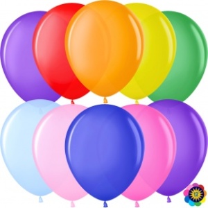 Шар (12''/30 см) Ассорти, лайт, пастель, 100 шт.				 