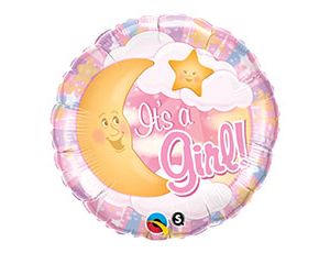 П 18" IT'S A GIRL Луна и звезды