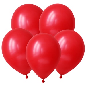 V Пастель 5 Красный / Red / 100 шт. /, Латексный шар