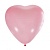 M 15"/38см Сердце Пастель PINK 25шт шар латекс