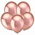 Т Метал 12 Зеркальные шары, Розовое золото / Mirror Rose Gold / 50 шт. / (Турция)