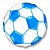 И 18 Круг Футбольный мяч (Синий) / Soccer Ball / 1 шт / (Испания)